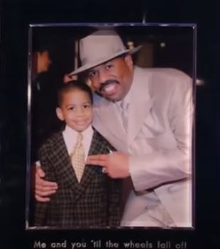 The gift Wynton Harvey presented to his father Steve Harvey on father’s day.